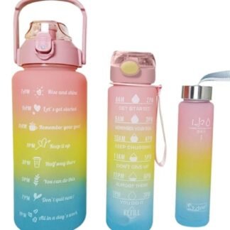 TRIO DE BOTELLAS PARA AGUA ID 23400