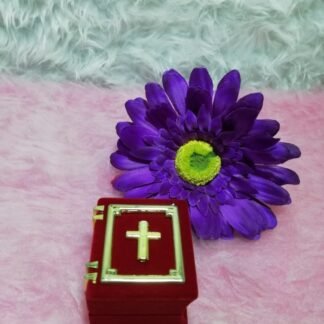 ESTUCHE BIBLIA PARA ANILLO O ARETES ID 2332