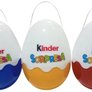 DULCERO DE HUEVO KINDER IDEAL PARA UNA NOCHE LLENA DE SORPRESAS FIESTAS 1 PZA