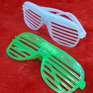 LENTES RAYADOS CON LUZ LED IDEAL PARA FIESTAS NOCTURNAS 1PZ