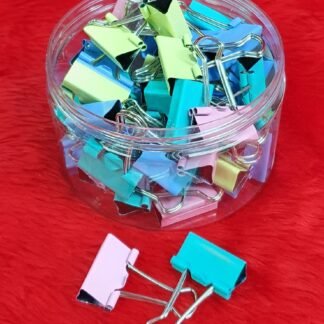 1 CAJITA CON 48 CLIPS DE COLORES ID 21937