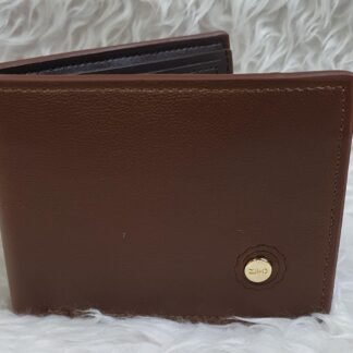 CARTERA DE PIEL PARA CABALLERO CAFE CLARO Y1-24