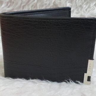 CARTERA CABALLERO PIEL NEGRO Y1-35