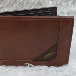 CARTERA PARA CABALLERO CAOBA DE COLORES Y1-356