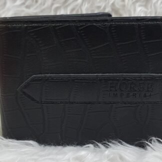 CARTERA DE PIEL PARA CABALLERO Y1-15 NEGRO 1 PZA