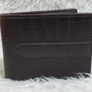 CARTERA DE PIEL PARA CABALLERO CAFE OSCURO Y1-15