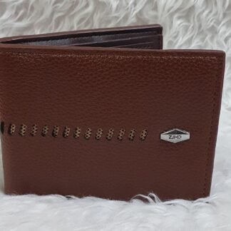 CARTERA DE PIEL PARA CABALLERO Y1-20 CAFE CLARO 1 PZA