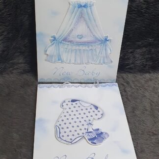 BOLSA DECORATIVA DE REGALO "BABY SHOWER" (ROSA/AZUL) 1 PZA