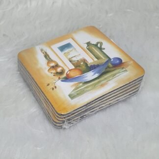 1PAQUETE PORTA VASOS 6PZ ID 24309