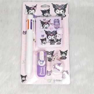 1KIT BOLIGRAFO+BLOCK DE NOTAS+MARCADOR+CORRECTOR ID 24881