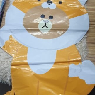 GLOBO METALICO OSO BROWN DISFRAZ ZORRO LINE FRIENDS FIESTA 1 PZA