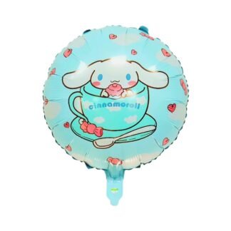 GLOBO METALICO AZUL CIELO "PERRO YUGUI CINNAMOROLL" 1 PZA
