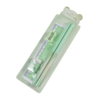 PAQUETE CUTE DOG LAPIZ, GOMA, SACAPUNTAS Y REGLA ID 25859