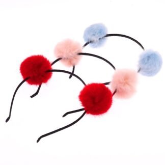 DIADEMA CON POMPON ID 26690
