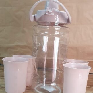 JARRA PORTATIL CON 4 VASOS DE PLASTICO ID: 25410