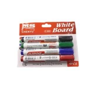 4 PLUMONES PARA PIZARRÓN BLANCO ID: 27238