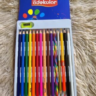 COLORES ADEKOLOR 15 PIEZAS Y SACAPUNTAS ID: 27815