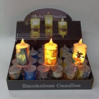 VELAS DE HALLOOWEEN, DISEÑOS AL AZAR ID 28289