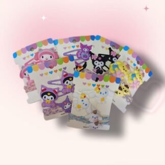 PASADORES DE PERSONAJES SANRIO KAWAII - KUROMI, MY MELODY Y CINNAMORROLL 1 PZA