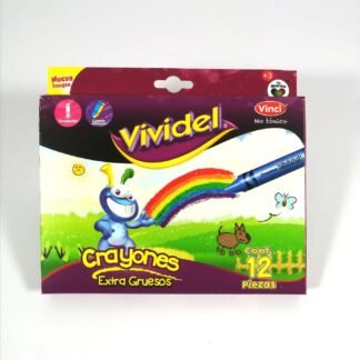 CLAYOLAS GRUESAS JUMBO 12 PZS