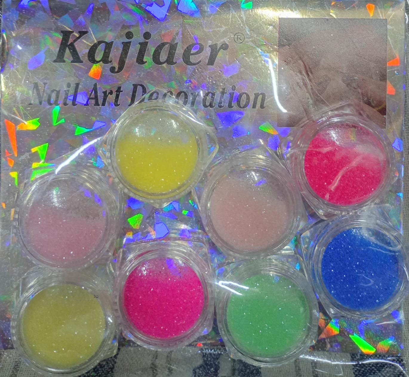 PIGMENTO CON GLITTER DECORACION NEON PARA UÑAS