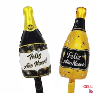 GLOBO "FELIZ AÑO NUEVO" BOTELLA 1PZ ID: 24101