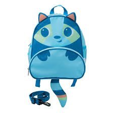 MOCHILA INFANTIL ROQUE AZUL MAPACHE 1 PZA