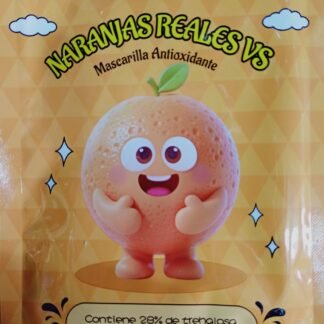 MASCARILLA FACIAL DE NARANJA CON VITAMINA C - HIDRATANTE, ANTIOXIDANTE Y ANTIEDAD PARA PIEL RADIANTE