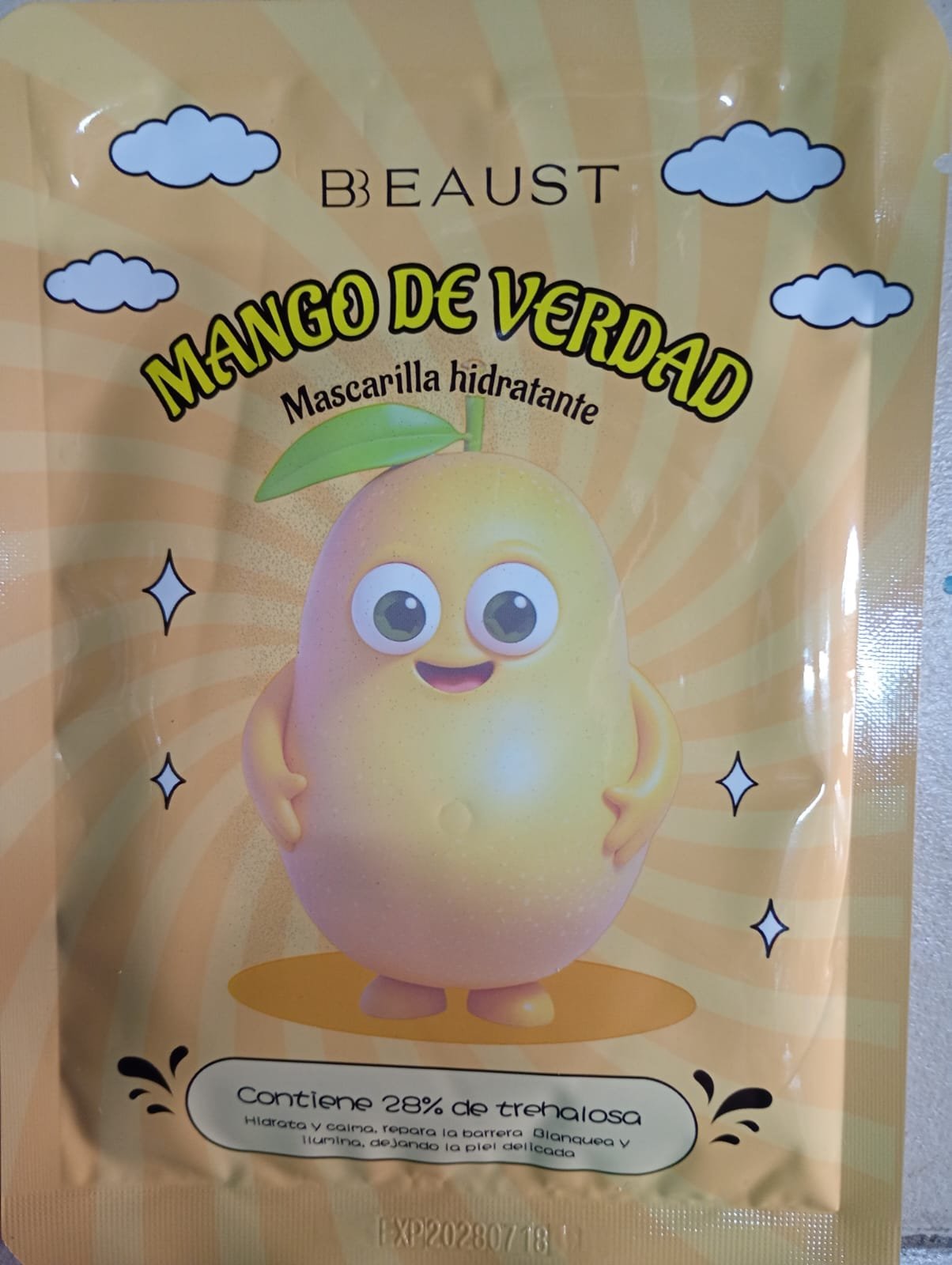 MASCARILLA HIDRATANTE FACIAL DE MANGO