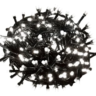 SERIE CASCADA DE 200 FOCOS LUZ LED BLANCA APROX 4 METROS