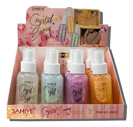 SPRAY ILUMINADOR LIQUIDO CORPORAL Y FACIAL SANIYE
