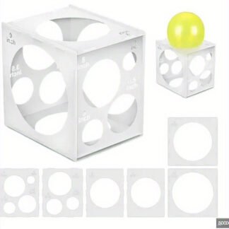 CAJA ARMABLE CALIBRADOR DE GLOBOS PERFECTOS Y UNIFORMES PROFESIONAL