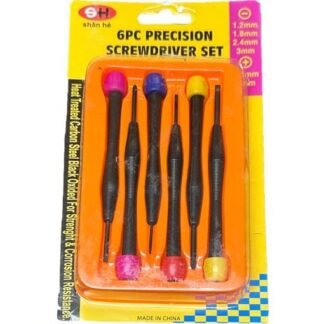 PAQUETE CON 6 DESARMADORES DE PRECISION