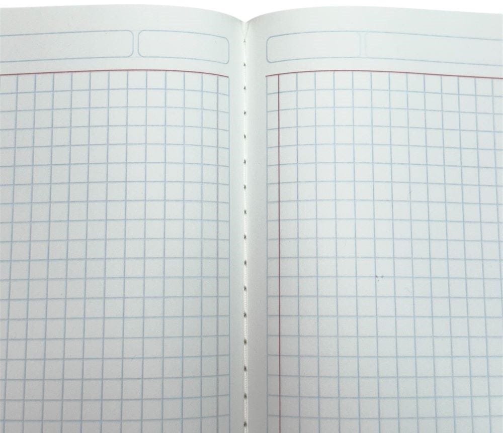 CUADERNO COSIDO FORMA FRANCESA 100 HOJAS CUADRO GRANDE - Imagen 2