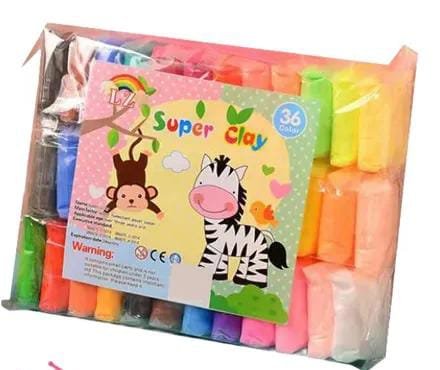 PACK 36 PZS FOMI MOLDEABLE MULTICOLOR PARA MANUALIDADES