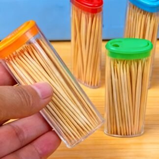 ESTUCHE DE PALILLOS DE DIENTES DE MADERA PARA COCINA