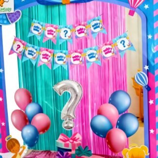 KIT DE DECORACION REVELACION DE GENERO BABY SHOWER 14 PZS