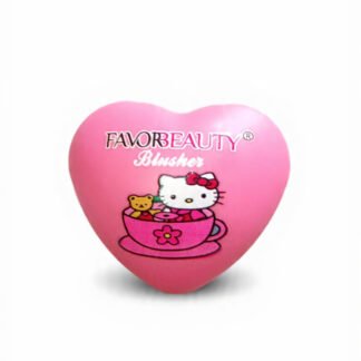 SET DE MAQUILLAJE 2 EN 1 FAVORBEAUTY LIP BLUSH - CORAZON HELLO KITTY 1 PZA
