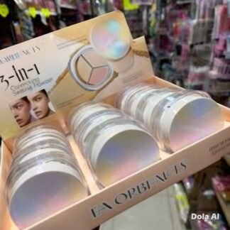 POLVO COMPACTO SELLADOR CORRECTOR 3 EN 1 CON ESPONJA FAVORBEAUTY - EFECTO MATE