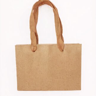 MINI BOLSA DE REGALO PAPEL KRAFT 11X15X6.5CM