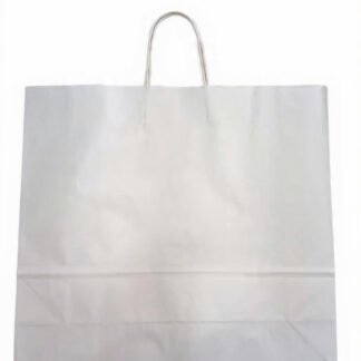BOLSA DE REGALO PAPEL KRAFT BLANCA 44*40*13CM