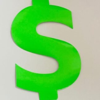 ETIQUETA ADHESIVA SIGNOS DE PESOS 1 PZA