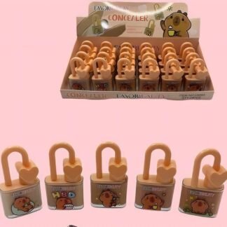 MAQUILLAJE CONCEALER LIQUIDO CANDADO CAPIBARA KAWAII