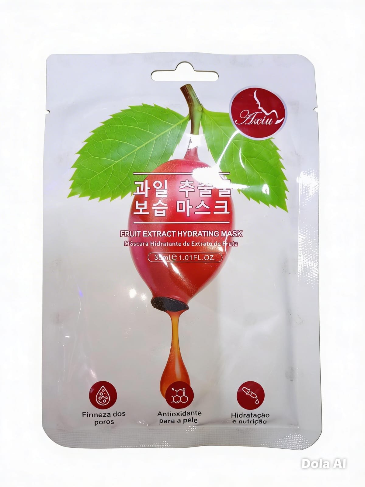 MASCARILLA FACIAL HIDRATANTE DE EXTRACTO DE FRUTA ANTIOXIDANTE Y FIRMEZA DE POROS