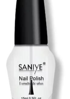 ESMALTE DE UÑAS TRANSPARENTE SANIYE
