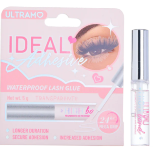 PEGAMENTO DE PESTAÑAS IMPERMEABLES COLOR TRANSPARENTE ULTRAMO