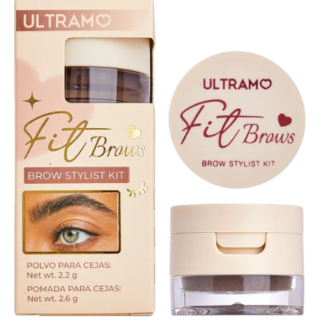 POLVO Y POMADA PARA CEJAS ULTRAMO 03 MEDIUM BROWN