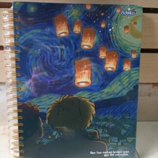 LIBRETA PASTA DURA PROFESIONAL 200 HOJAS CUADRO CHICO CON PAISAJE