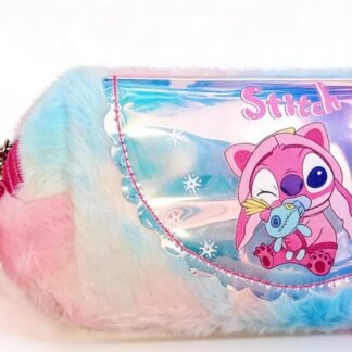 COSMETIQUERA ESTUCHE PELUCHE STICH VARIOS MODELOS 1 PZA