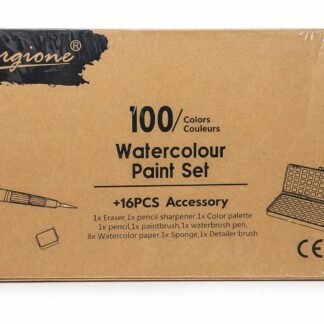SET DE ACUARELAS PREMIUM GIORGIONE CON 100 COLORES